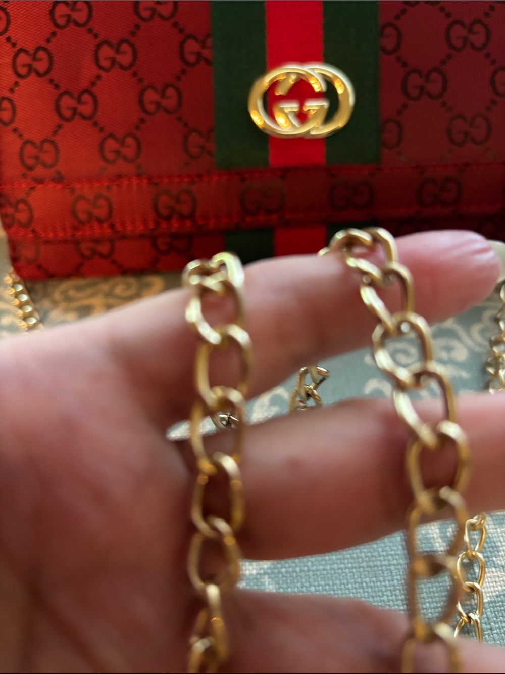 Gucci Crossbody red bag - Picture 4 of 10